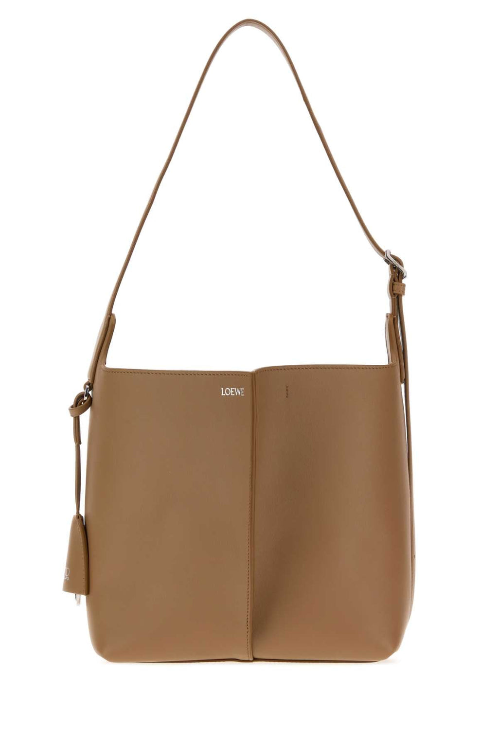 Loewe Women Camel Leather Medium Bilbao Bucket Bag