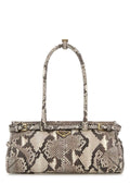 Prada Women Python Leather Medium Bonnie Shoulder Bag