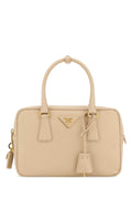 Prada Women Sand Leather Handbag