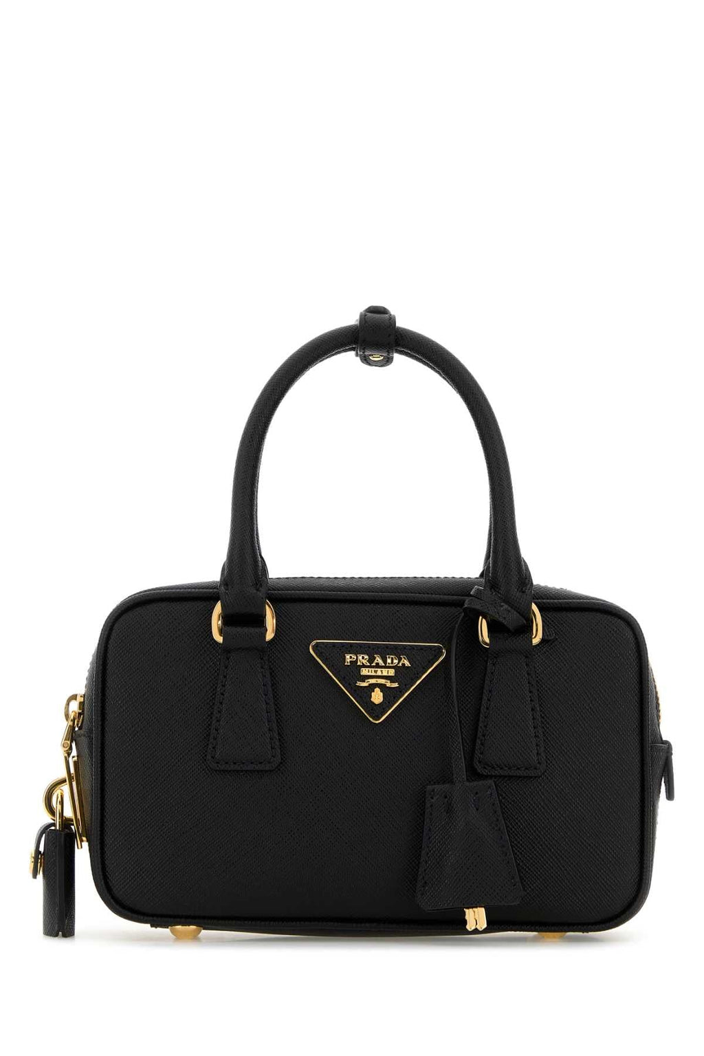 Prada Women Black Leather Handbag