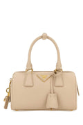 Prada Women Sand Leather Handbag