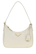 Prada Women Chalk Leather Prada Re-Edition 2005 Shoulder Bag