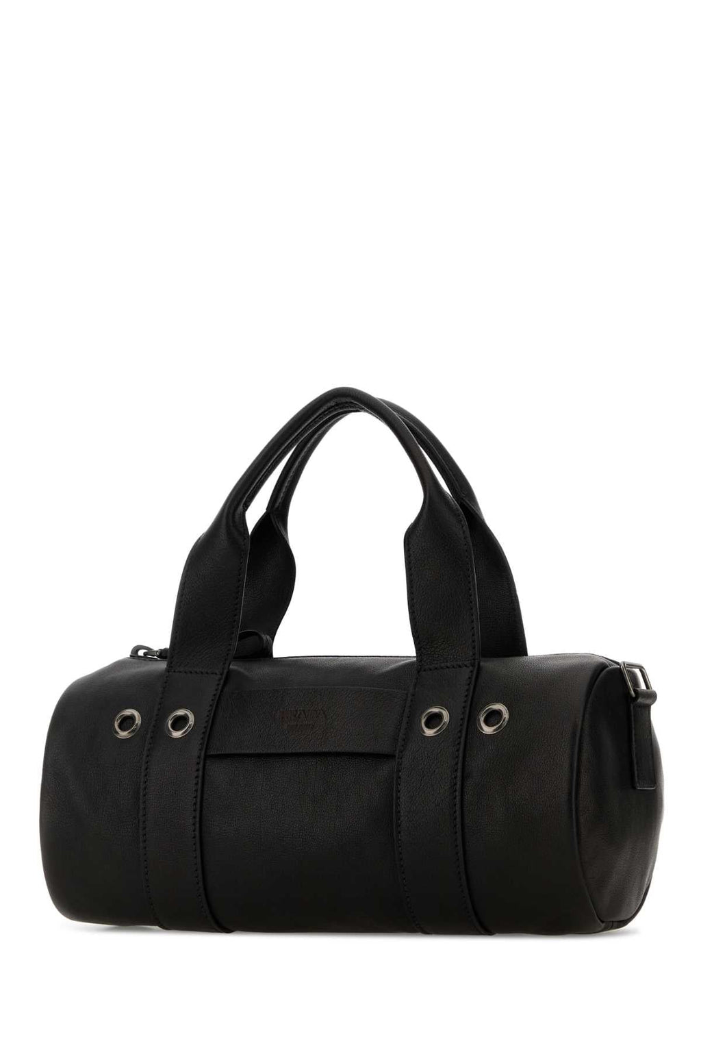 Prada Women Black Leather Prada Route Handbag