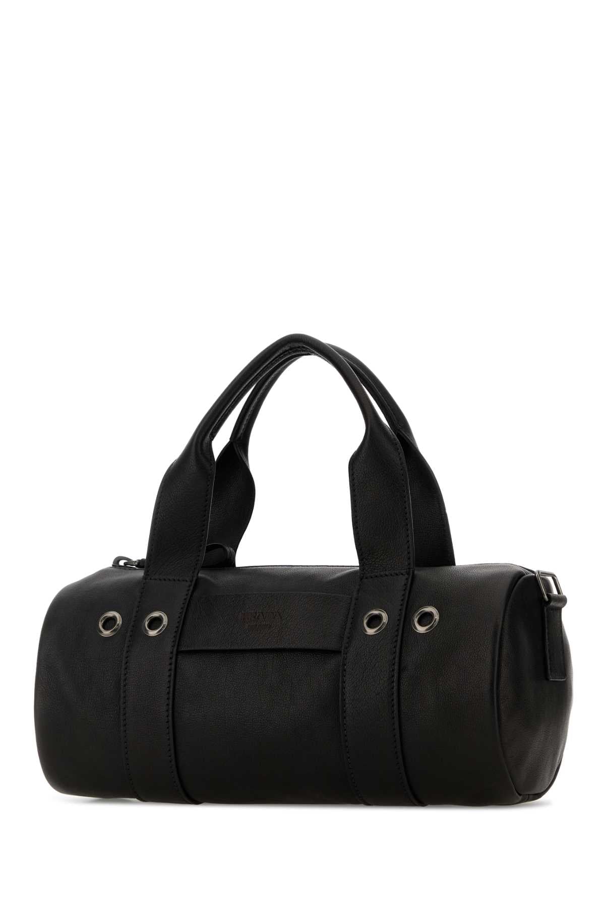 Prada Women Black Leather Prada Route Handbag
