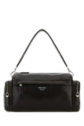 Prada Men Dark Brown Nappa Leather Crossbody Bag