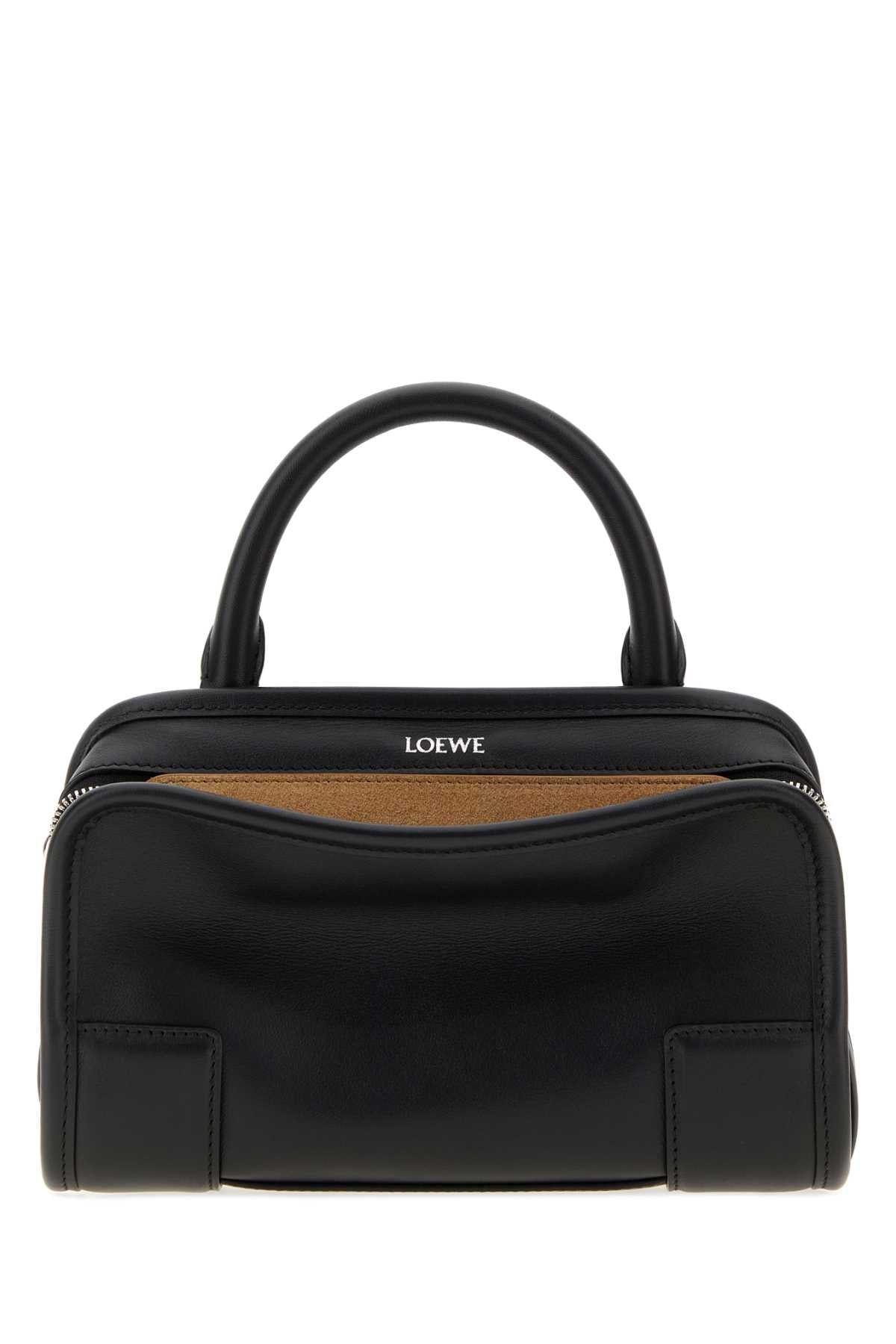 Loewe Women Black Leather Mini Amazona Handbag
