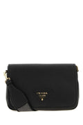 Prada Women Black Leather Crossbody Bag