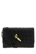 Bottega Veneta Women Black Nappa Leather Andiamo Crossbody Bag