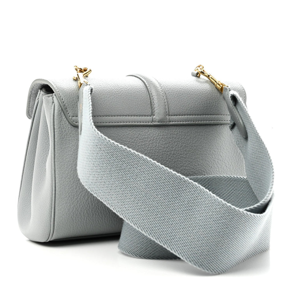 Grained Calfskin Teen Soft 16 Shoulder Bag Ice Blue