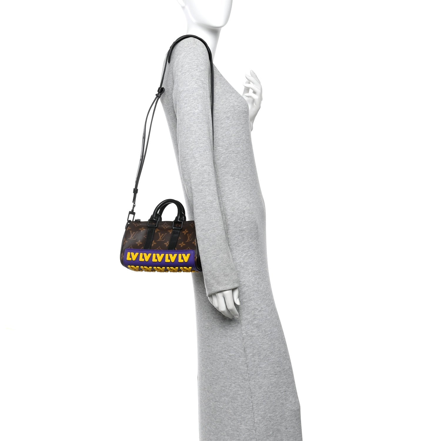 Monogram LV Rubber Keepall XS Multicolor