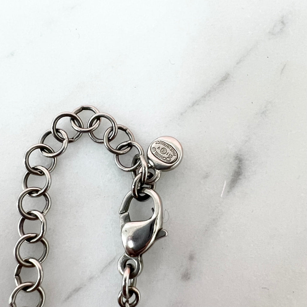 Chanel Crystal CC Logo Pendant Necklace Costume Jewellery
