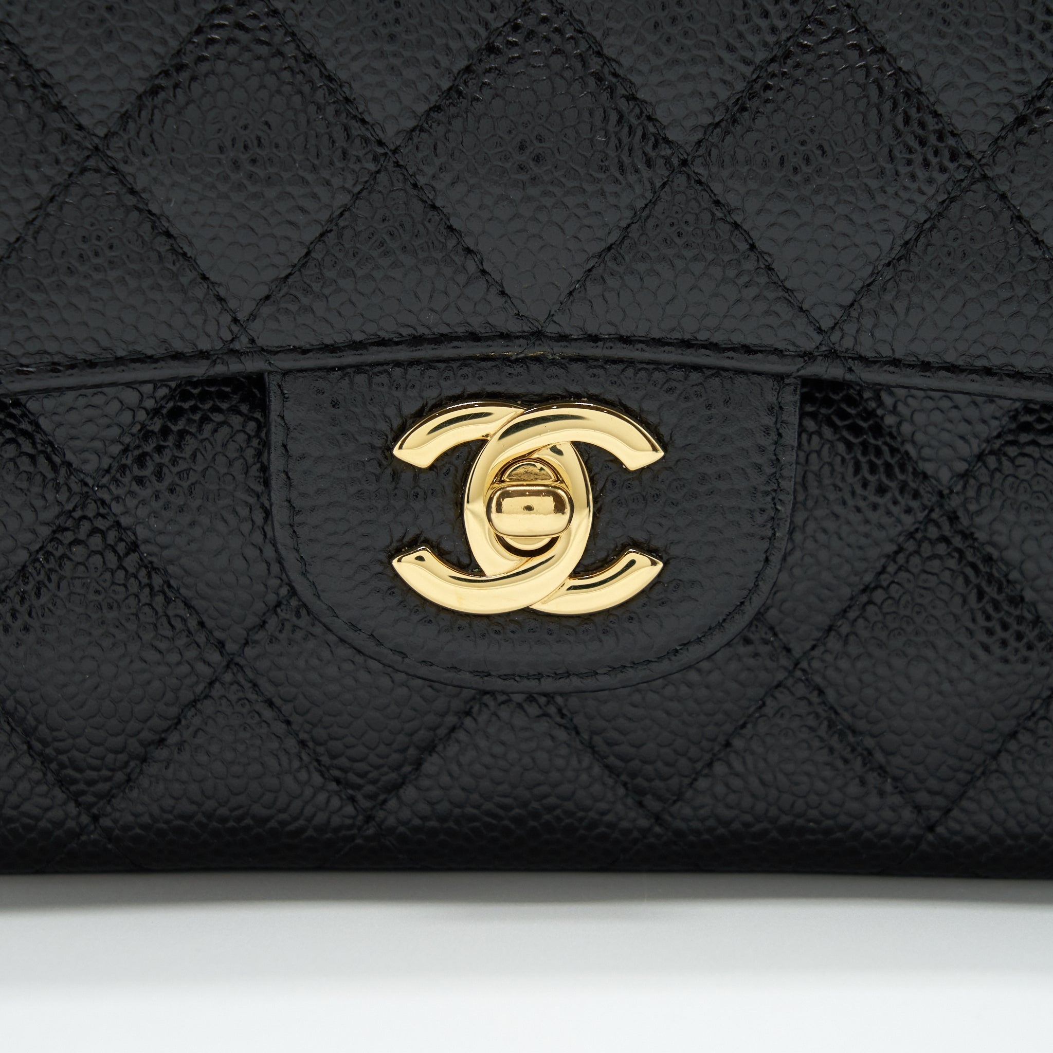 Chanel Classic Double Flap Bag Caviar Black