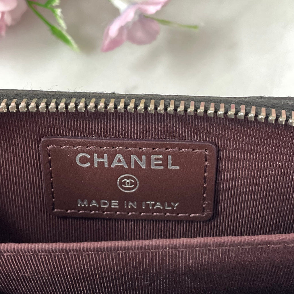 Chanel Zipped Coin Purse Caviar Black