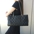 Chanel Calfskin Leather Timeless shopping tote bag TWS