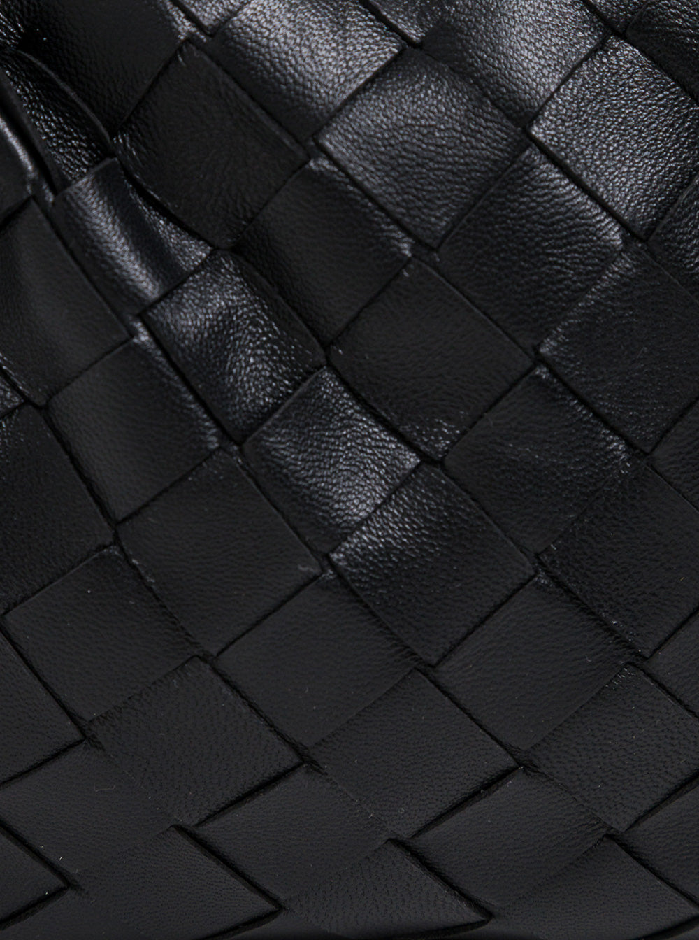 Bottega Veneta Women Black Handbag 'Mini Jodie' With Intreccio Motif In Leather Woman