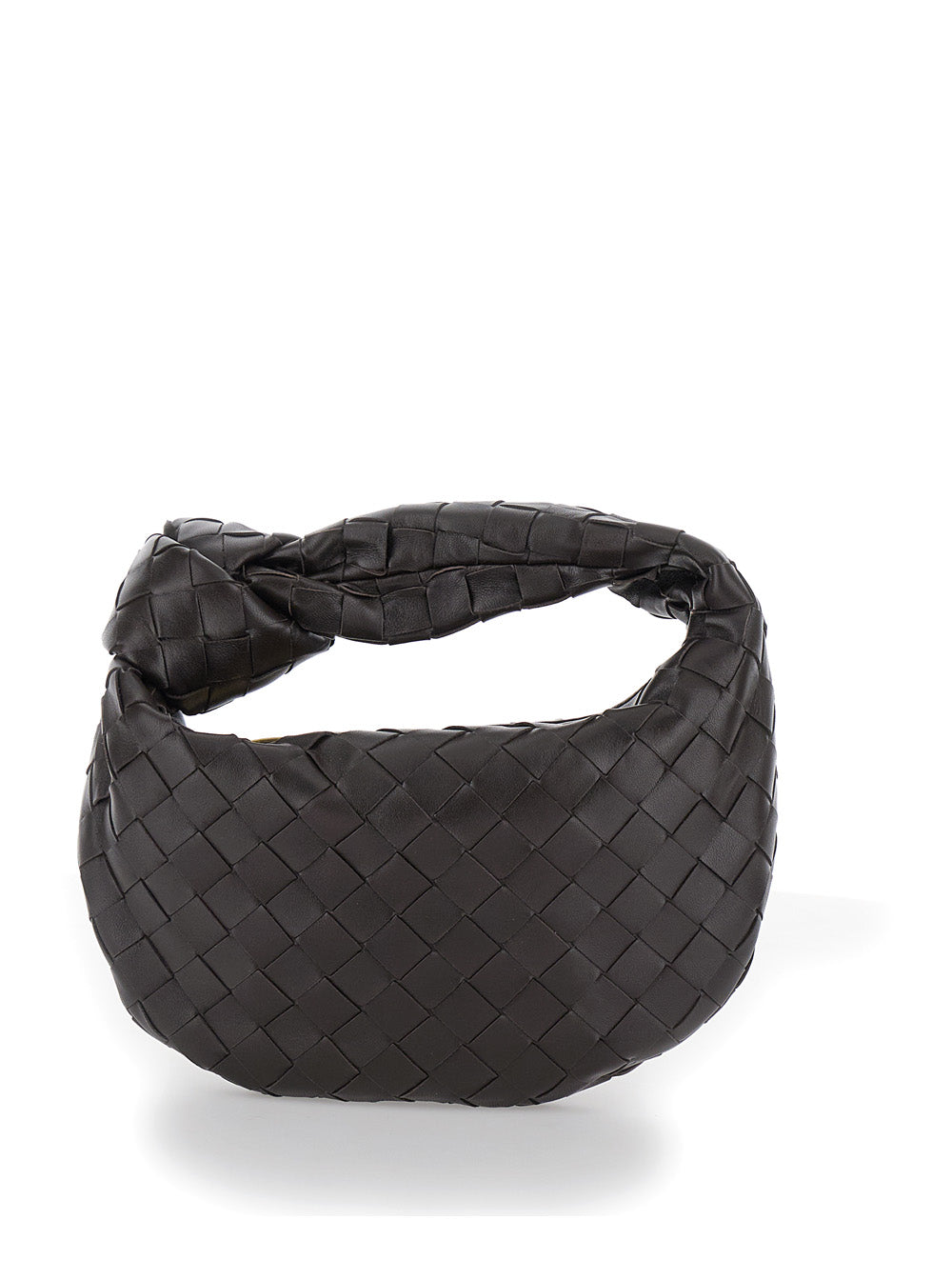 Bottega Veneta Women Brown Handbag 'Mini Jodie' With Woven Nappa In Leather For Women
