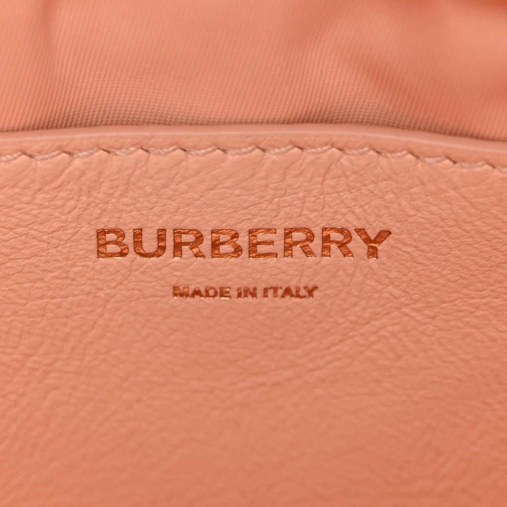 Lambskin Quilted Mini Lola Camera Bag Peach