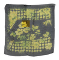 GF Ferre Black Yellow Floral Wrap Shawl Foulard Women's Scarf