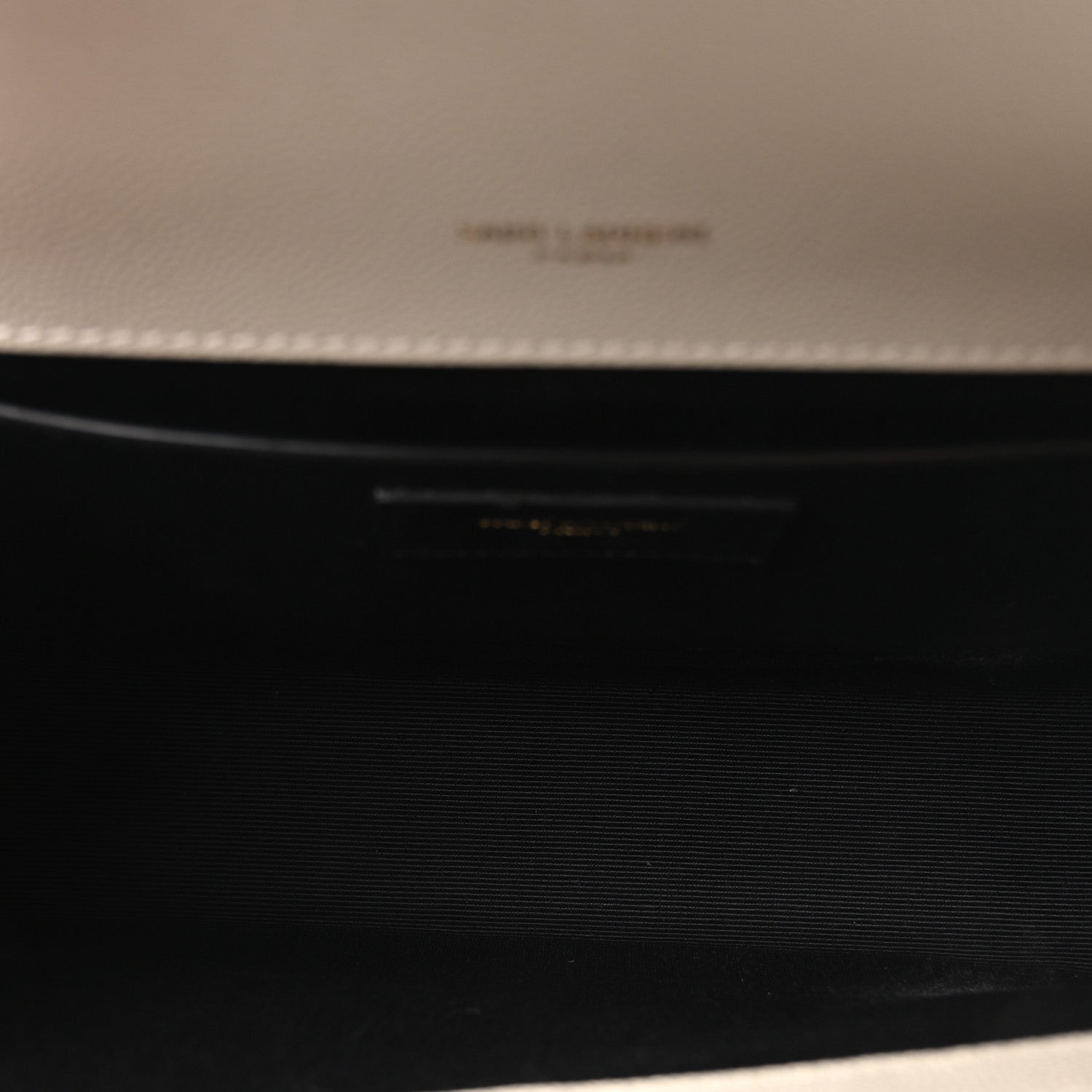Grain De Poudre Textured Mixed Matelasse Medium Triquilt Monogram Satchel Crema Soft