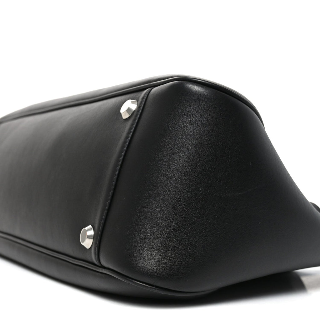 Smooth Calfskin Medium Bel Air Shoulder Bag Black