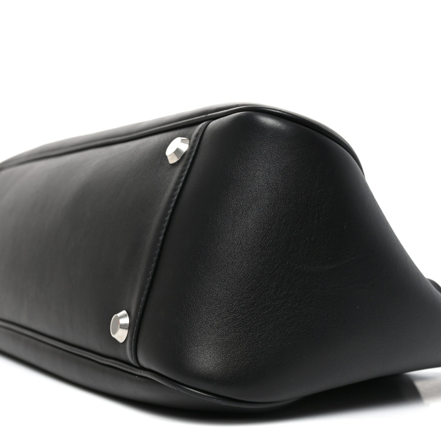 Smooth Calfskin Medium Bel Air Shoulder Bag Black