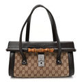 Monogram Bamboo Bullet Bag Dark Brown