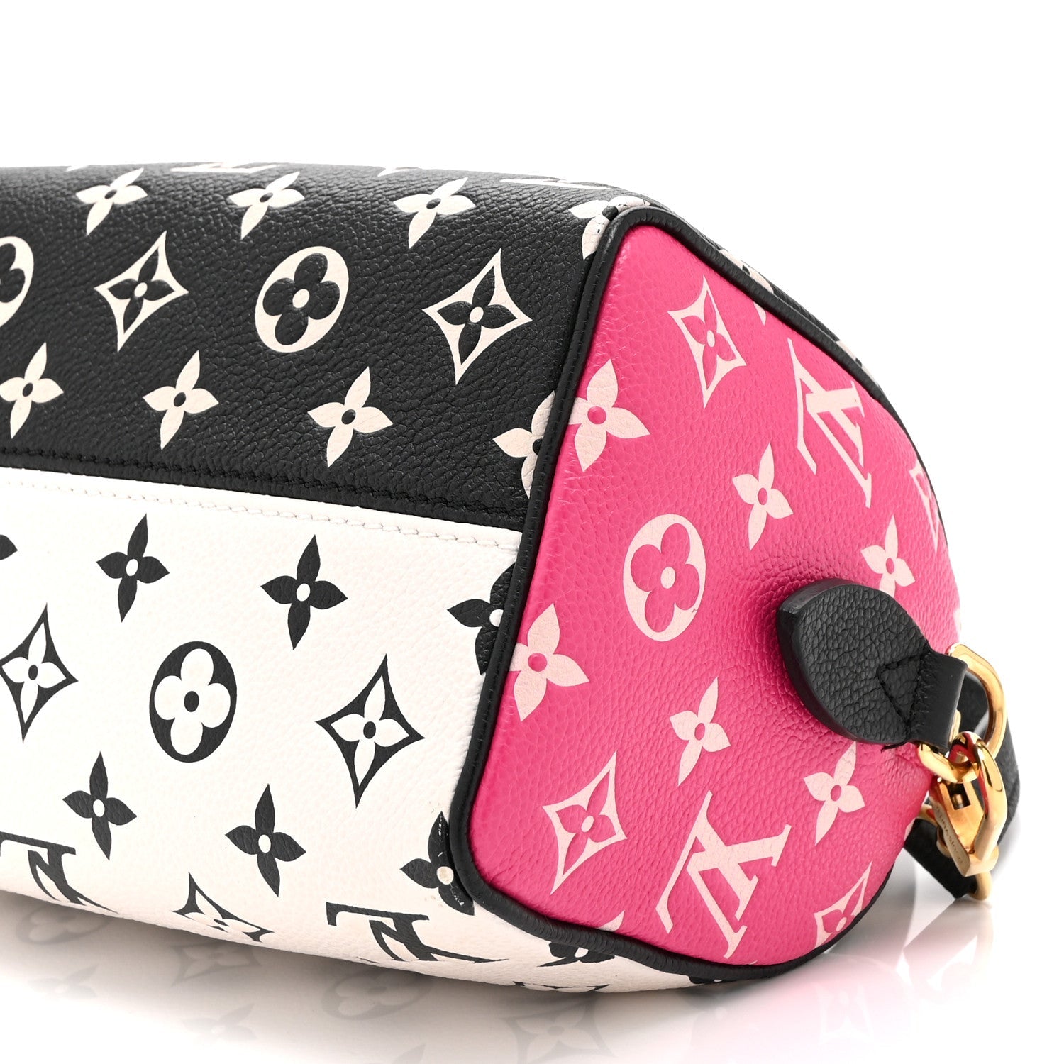 Empreinte Monogram Spring in the City Speedy Bandouliere 20 Black White Pink