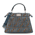 Velvet Jacquard FF Small Peekaboo I SEE U Satchel Anice
