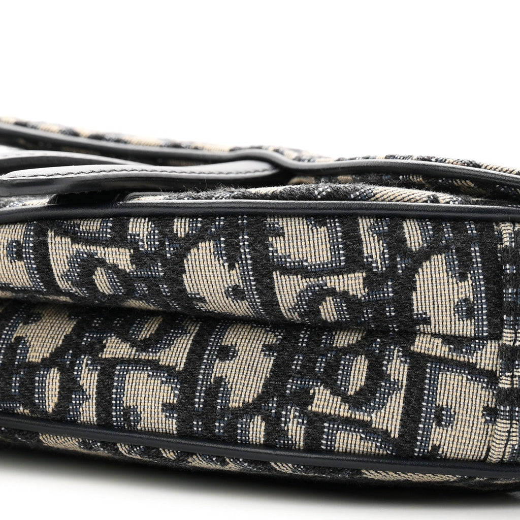 Oblique Mini Saddle Bag Blue