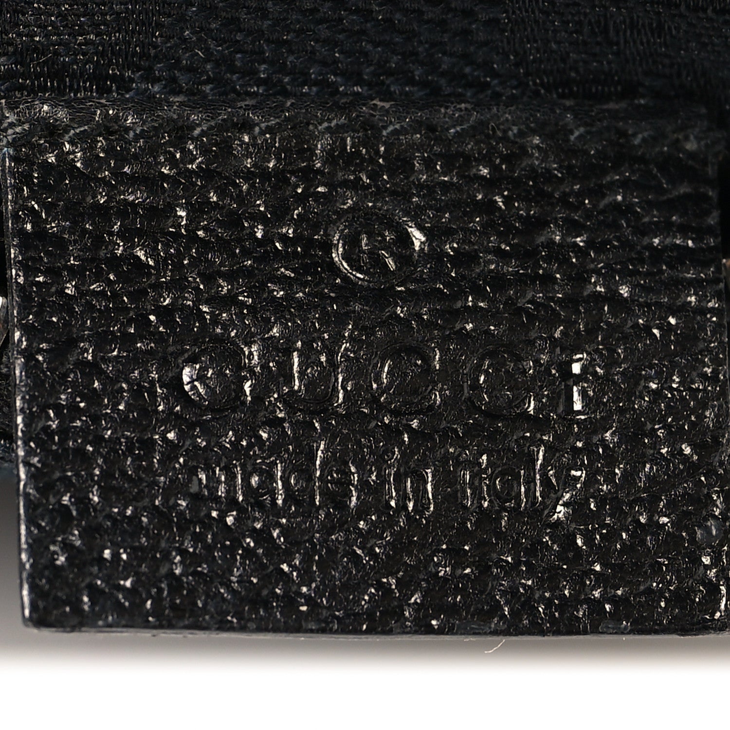 GG Monogram Double Pocket Belt Bag Black