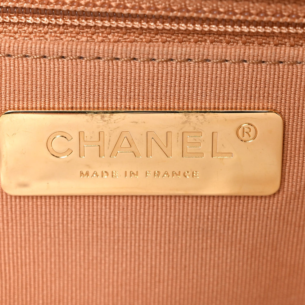 Lambskin Quilted Medium Chanel 19 Flap Brown