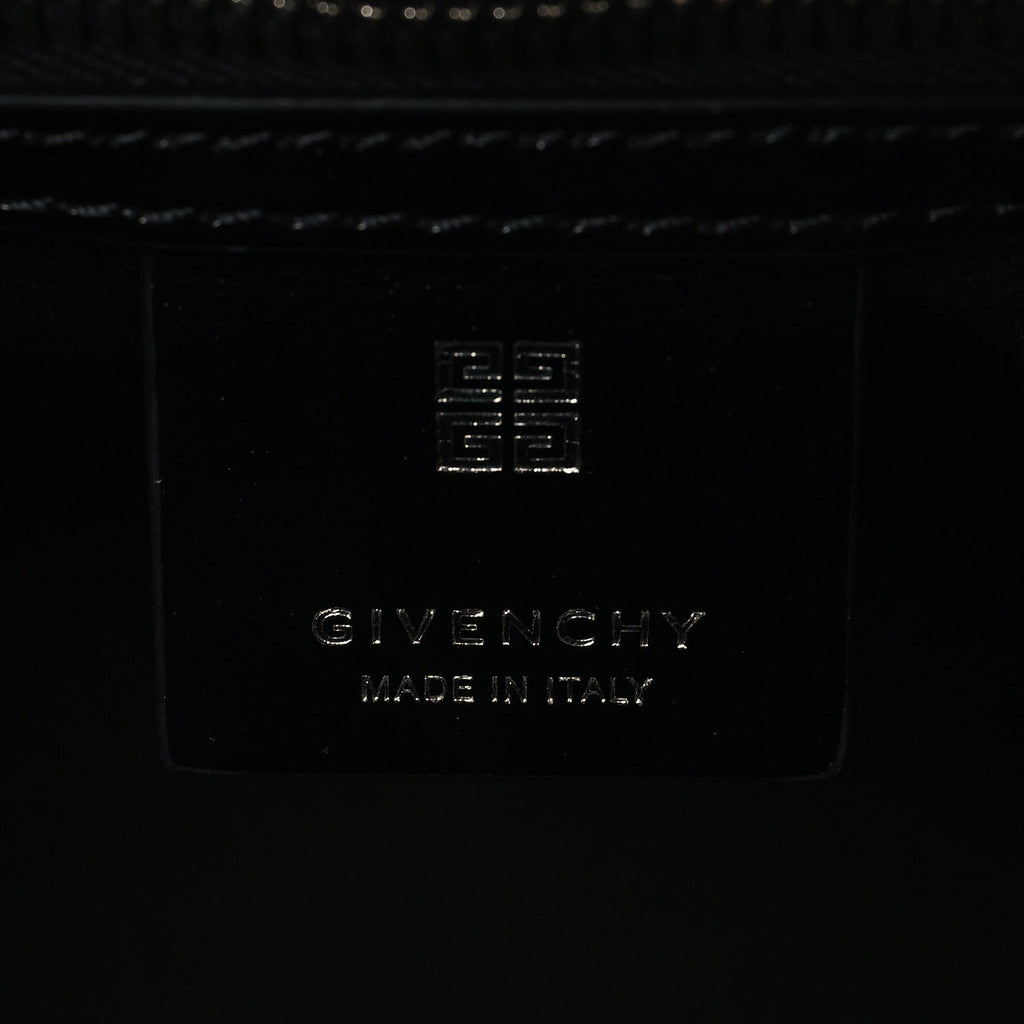 Shiny Lord Calfskin Mini Antigona Black