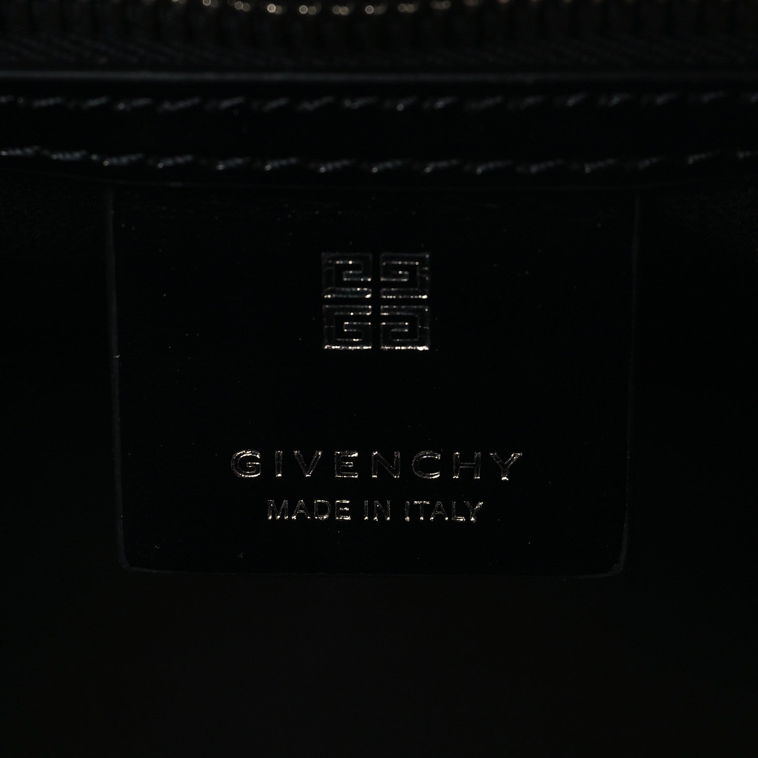Shiny Lord Calfskin Mini Antigona Black