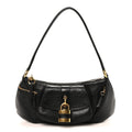 Grained Calfskin The 99 Shoulder Bag Black
