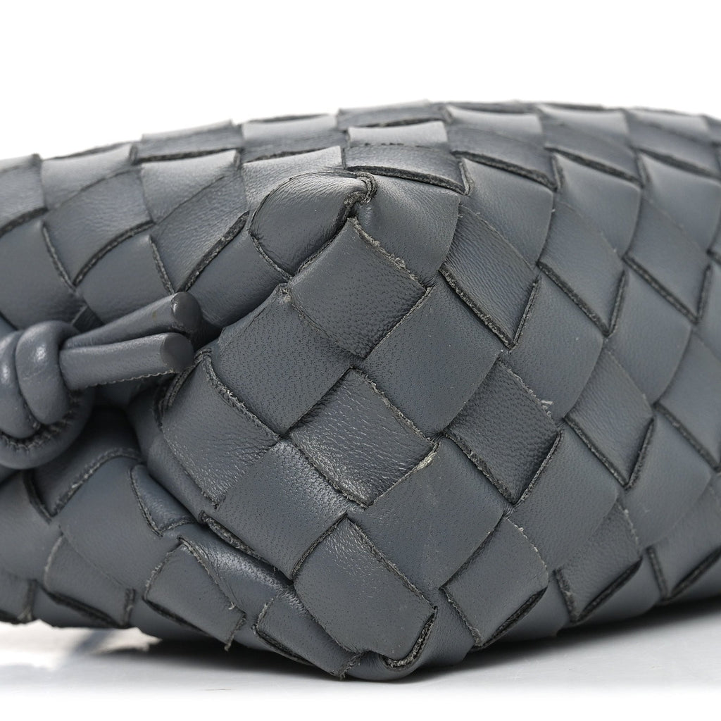 Nappa Intrecciato Mini Loop Camera Bag Thunder