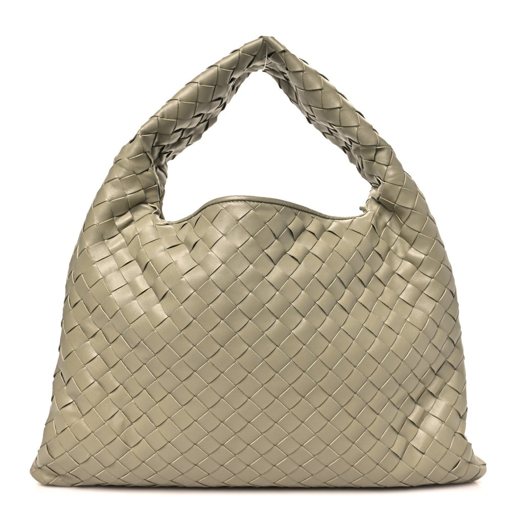 Calfskin Intrecciato Small Hop Travertine