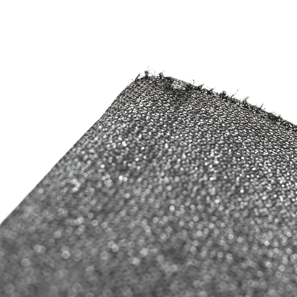 Glitter Fabric Erica Chain Clutch  Anthracite