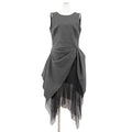Christian Dior Asymmetrical Wool Dress