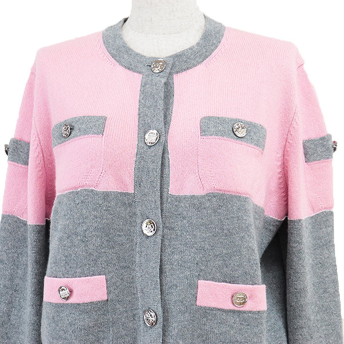 Chanel P80246 100% Cashmere Cardigan