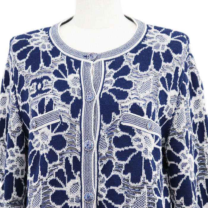 Chanel P63038 Wool Cotton Cardigan