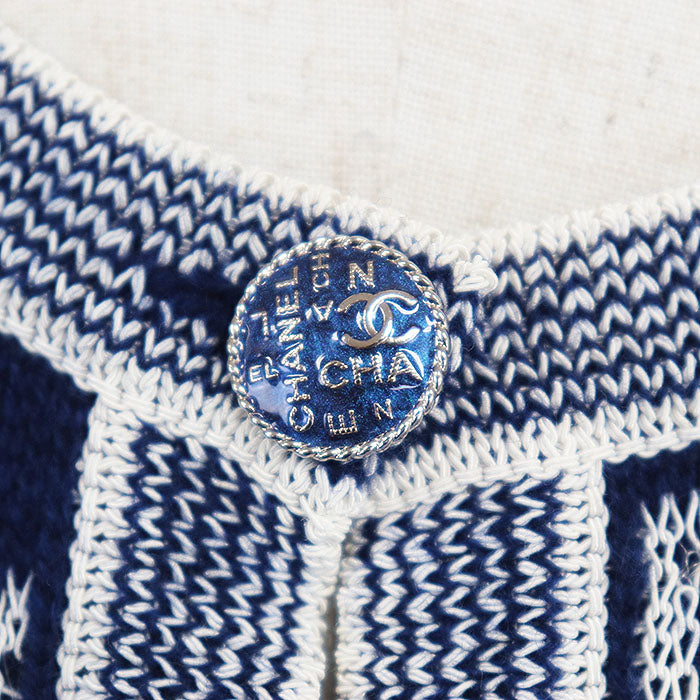 Chanel P63038 Wool Cotton Cardigan
