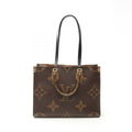 Louis Vuitton Onthego MM Monogram Giant Reverse Coated Canvas Tote Bag