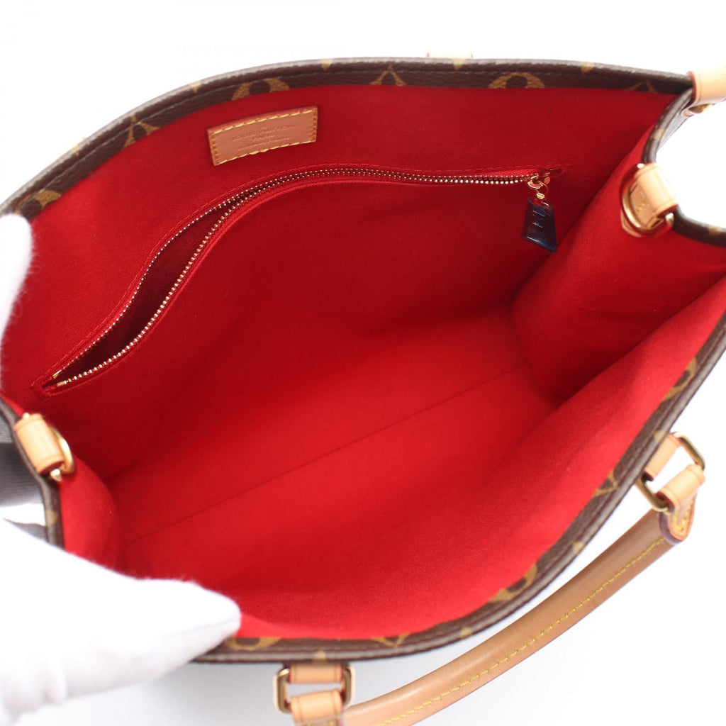 Louis Vuitton Sac Plat PM Monogram Coated Canvas Tote Bag