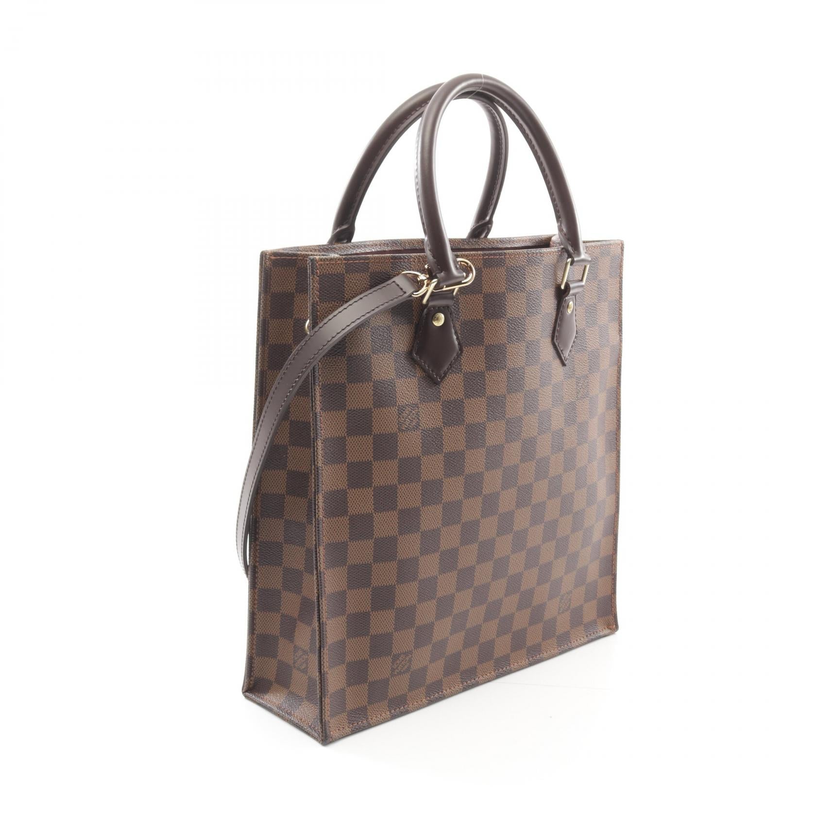 Louis Vuitton Sac Plat PM Damier Coated Canvas Tote Bag