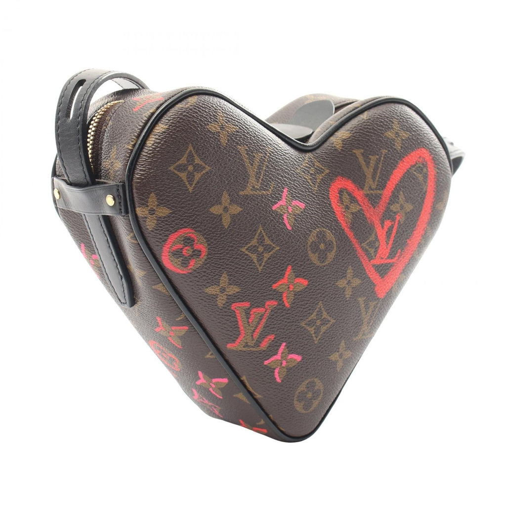 Louis Vuitton Sac Coeur Fall in Love Monogram Coated Canvas Shoulder Bag