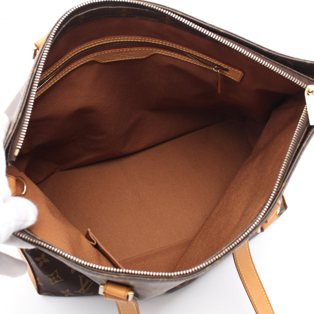 Louis Vuitton Cabas Mezzo Monogram Coated Canvas Tote Bag