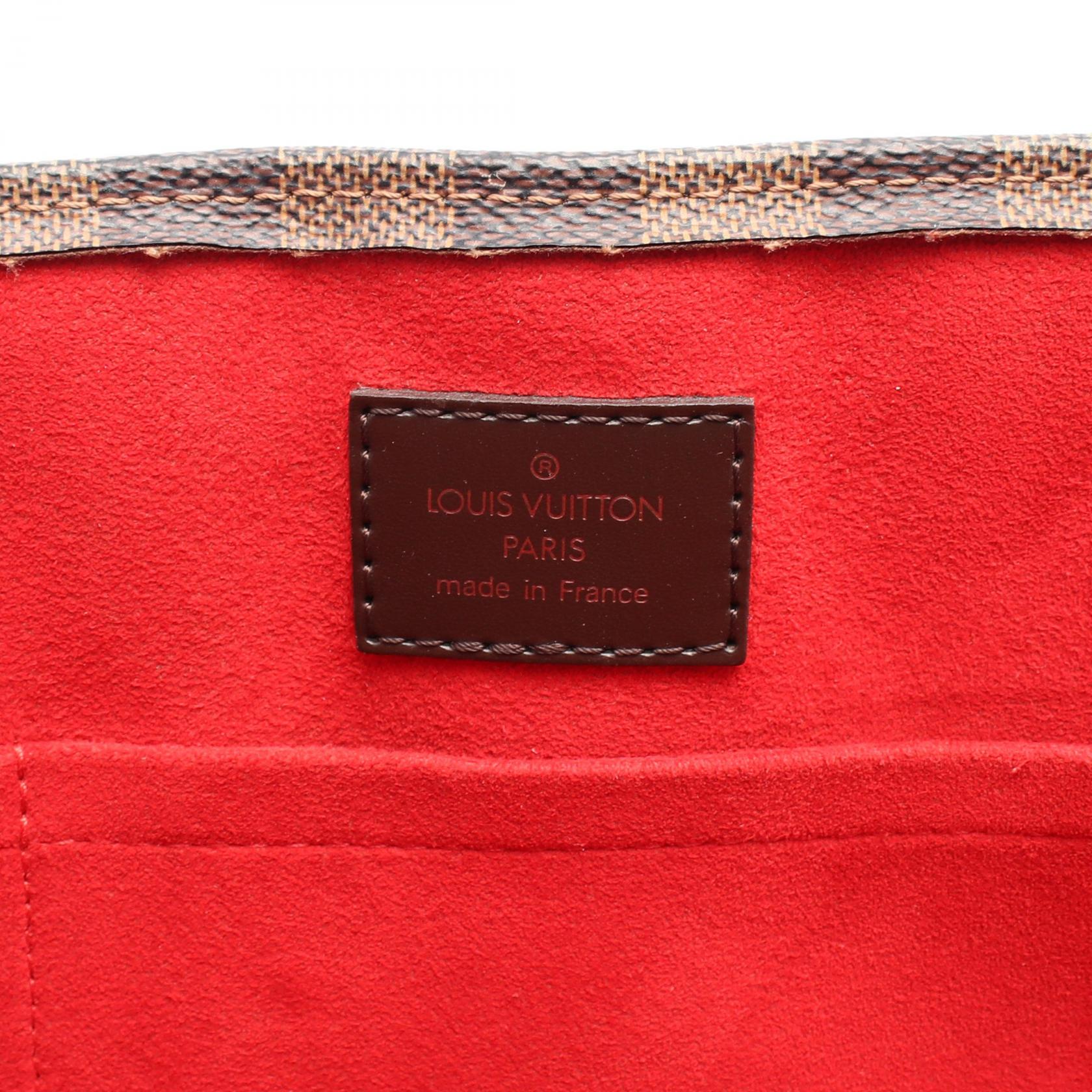 Louis Vuitton Sac Plat Damier Coated Canvas Tote Bag