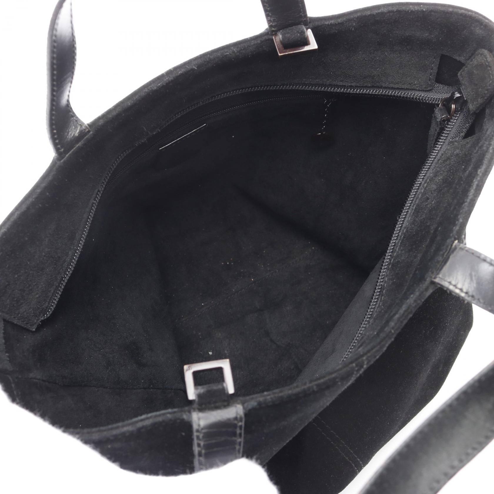Gucci Suede Leather Tote Bag