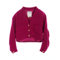 Chanel Wool Collarless Jacket Outerwear