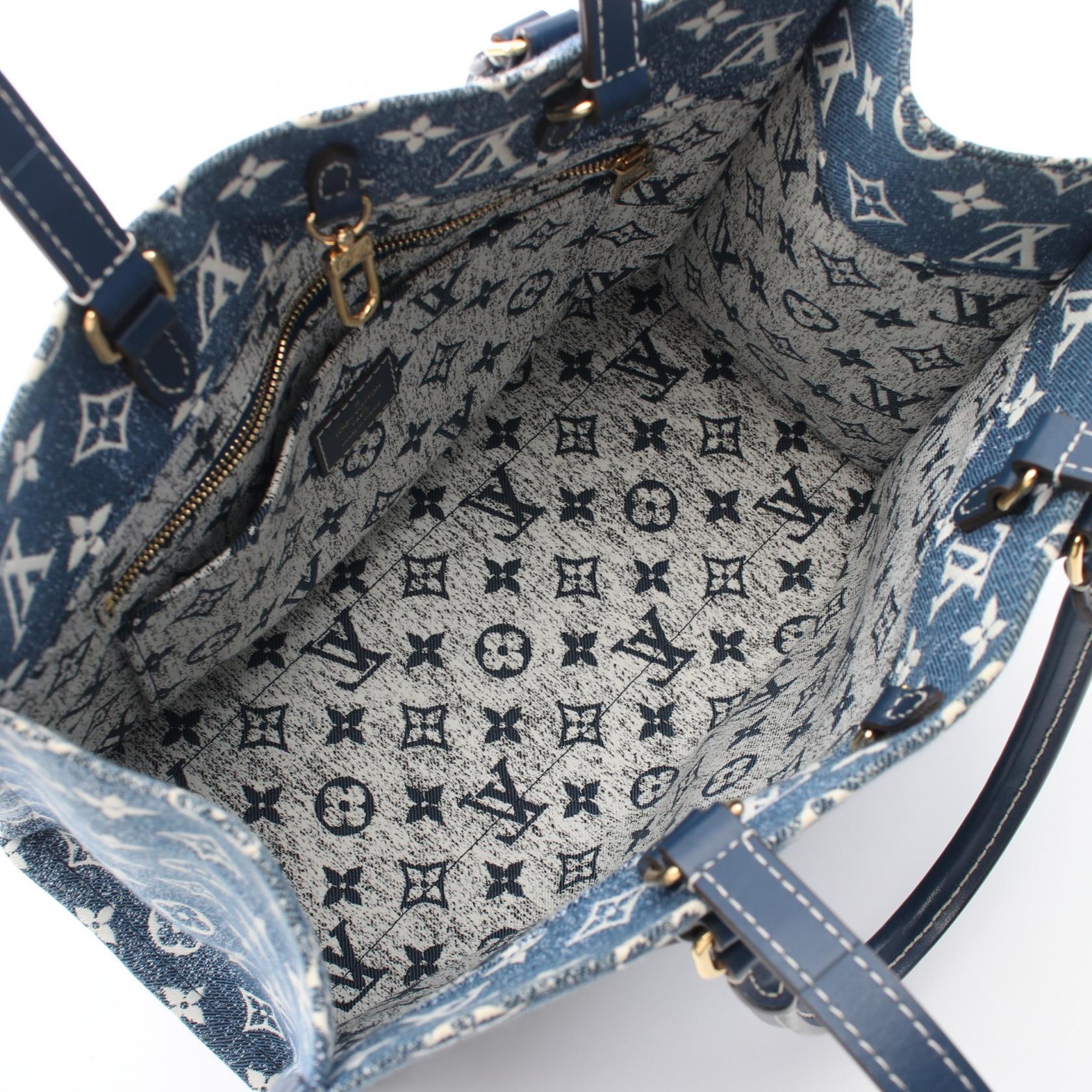 Louis Vuitton OnTheGo MM Monogram Jacquard Tote Bag